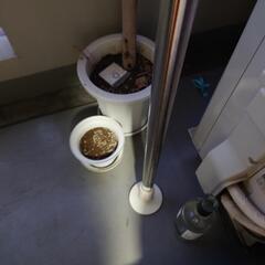 【取引中】物干しラック ベランダ設置タイプ お譲りしますの画像