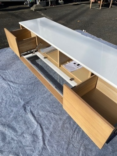 テレビ台(大型)家具白色で高級感家具です。 楽天市場】＊テレビボード 180 alfonso アルフォンゾ オーク 白 