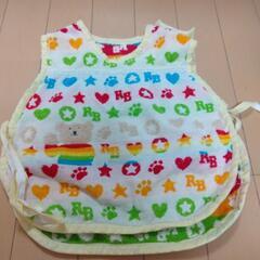 ベビー服　スリーパー　タオルエプロン　ベスト　レインボーベア