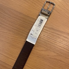 新品 未使用 タグ付き coach コーチ レザーベルト(リバーシブル)の画像