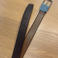 新品 未使用 タグ付き coach コーチ レザーベルト(リバーシブル)の画像