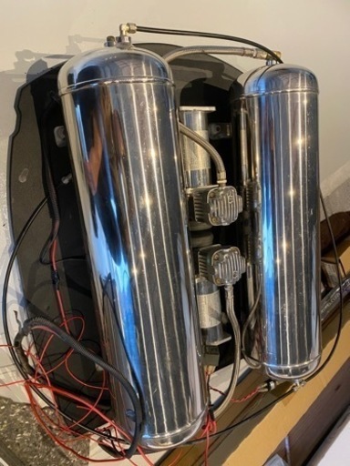 エアサス コンプレッサー2機 エアタンク2個セット