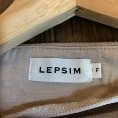 LEPSIM  カットソー　　フリーサイズの画像