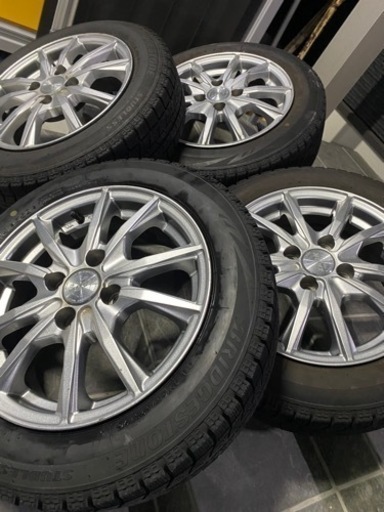 155-65-14 スタッドレス　アルミホイール　美品