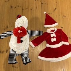 サンタワンピース　雪だるま　コスチューム クリスマス