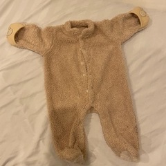 もこもこ　防寒　ベビーアウター　50〜70