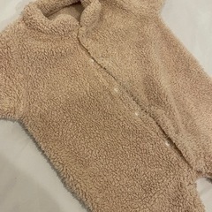 もこもこ　防寒　ベビーアウター　50〜70の画像
