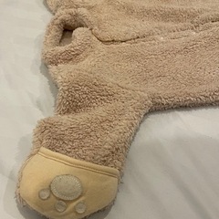もこもこ　防寒　ベビーアウター　50〜70の画像