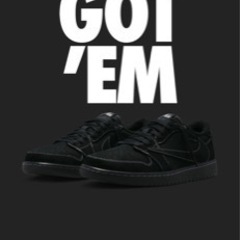 ナイキ　トラヴィススコット　ジョーダン1 ブラックファントム　 ...