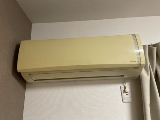 コロナルームエアコン　銅配管付き　ガス補充済み