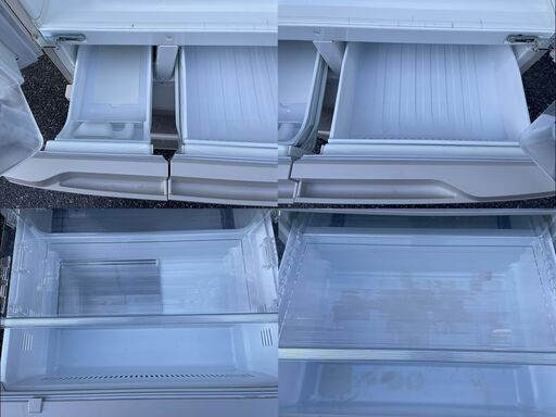 ★動作〇★ 冷蔵庫 Panasonic NR-F468T-N 2014年製 455L ハーモニーホワイト 5ドア 自動製氷 エコナビ 