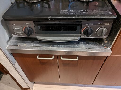 Rinnai ガスコンロ 都市ガス 2020年製 RTE564BK ブラック 黒