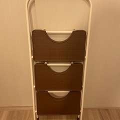 折りたたみ3段はしご　踏み台　脚立の画像