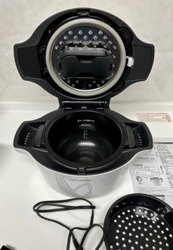 【2021年製】シャープ SHARP ホットクック KN-HW16F-W