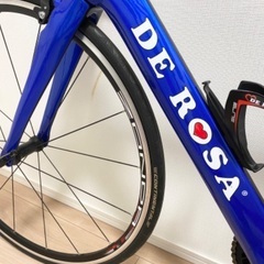 【美品】De Rosa SK Pininfarina ロードバイク完成品 ブルー　デローザの画像