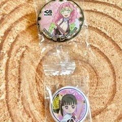 くら寿司　名探偵コナン　鬼滅の刃　缶バッジ　セットの画像