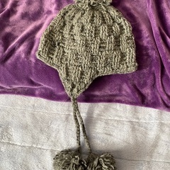 ニットの帽子