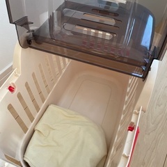 美品 ハーネス 伸縮リード 移動キャリーの画像