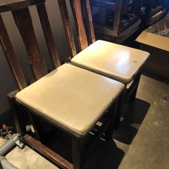 古民家風　チェア　8脚　謝礼3,000円