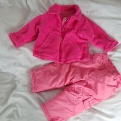 値下げ　　雪遊びジャンプスーツ、ジャケット、オーバーズボン　80　おまけ付きの画像