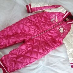 ハローキティのジャンプスーツ　サイズ90　　おまけ付き