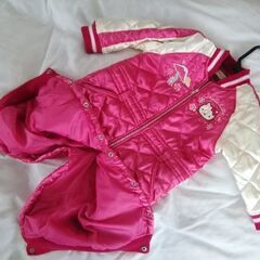 ハローキティのジャンプスーツ　サイズ90　　おまけ付きの画像