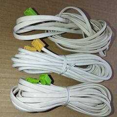 電話線3本　約2m90cmの画像