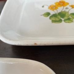 ☆あげます☆お花柄お皿5枚セット☆の画像
