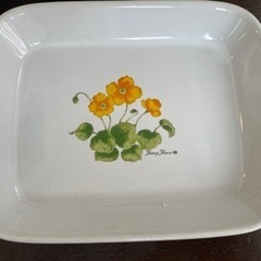 ☆あげます☆お花柄お皿5枚セット☆の画像