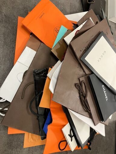 ブランド空箱、布袋などおまとめ　エルメス　シャネル　ヴィトンなど大量