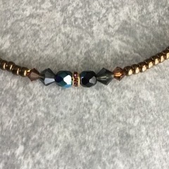 チョウカー　スワロフスキービーズ③の画像