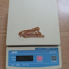 K18 750 喜平12面 45cm 11.3gネックレスの画像