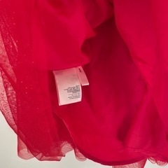 【H&M】7〜8歳　チュールワンピース　レッドの画像