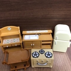 シルバニアファミリー　キッチンセットの画像
