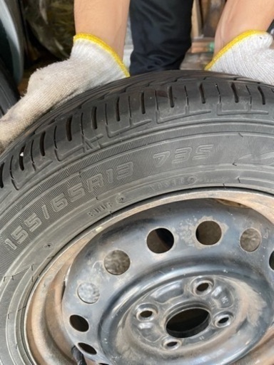 DUNLOP夏タイヤ4本！【155/65R13】