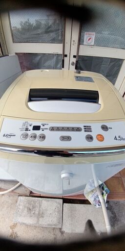 エスケイジャパン洗濯機4.5kg 2016年西別館においてます