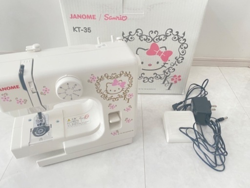ハローキティー　ジャノメ　ミシン
