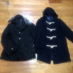 値下げ！メンズM ダッフルコート コート 2点セット