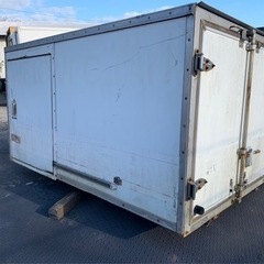 No.700  アルミバン  1ｔ 車 アルミ 箱 バイク 倉庫 トラック コンテナ 米 保管庫 物置 DIY
