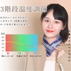 【新品未使用】電熱マフラー USB 充電式マフラー 発熱 保温の画像