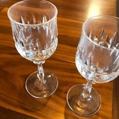 小さなワイングラス　2点セット