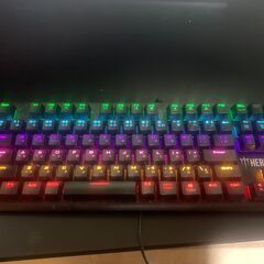 GAMDIAS 91キー 青軸 日本語配列 7 Color LE...