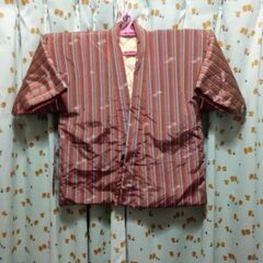 未使用品　綿入れはんてん　着物仕様