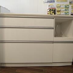 [定休日以外毎日出荷中] キッチンカウンター ニトリ 幅119.6 管理番号61512 食器棚・キッチンカウンター