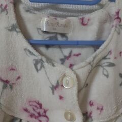 花柄フリースパジャマの画像