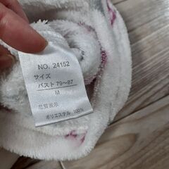 花柄フリースパジャマの画像