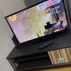 SHARP TV 32V & テレビ台＋録画ハードディスク1T