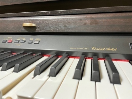 配送可能！木製鍵盤KAWAI 最高グレード 電子ピアノ CA91R Concert Artist 響板スピーカ搭載 