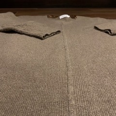 LEPSIM   ニットワンピース　フリーサイズ　茶の画像