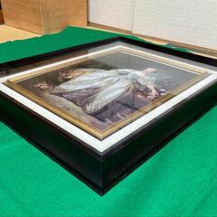 「NICHIGAKU」額装【マダム・ベルジュレ】ブーシェ作　アートポスター　入替可能の画像